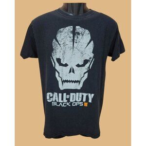 Call Of Duty Black Ops III Skull T-Shirt Small Gamer tee
